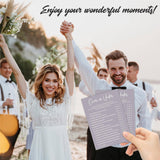 Over Or Under Game Cards For Bridal Shower(30 Pcs), Minimalism Pale Purple Wedding Party Game Cards, Mr & Mrs, Engagement Party, Bridal Shower Party Games & Activities - C04