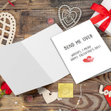 Witty Valentines Day Card For Him, Hilarious Husband Valentine’S Day Card Gift Idea, Bend Me Over Funny Valentines Day Card For Boyfriend Men