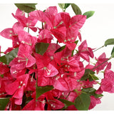 Pack Of 20 - Artificial Bougainvillea Flowers Silk Floral Stems Hanging Bougainvillea Vines For Wedding & Home Shower Party Table And Vase Decor - 30.5 Inch (Fuchsia- Pack Of 20)
