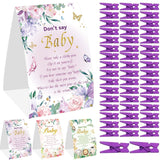Baby Shower Games, 2 Rolls 2 Inch X 150 Feet Belly Measure Game, Safari Baby Shower Tummy Measure Belly For Party Supplies