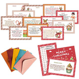 Christmas Scavenger Hunt Game, Xmas Games For Family Treasure Riddle Hunt Cards Game Activities, Winter Christmas Eve New Year Holiday Indoor Outdoor Party Games Supplies, Xmas Gifts For Adults, 03