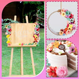 100 Pcs 100 Pcs Spring Assorted Small Flower Decorative Fake Flower Heads Bulk Silk Artificial Diy Faux Mini Daisy Rose Plum Craft For Wedding Cake Mother'S Day Party Wreath Home (Bright)