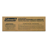 Coleman Scented Tin Citronella Candle - 3 Pack, S'Mores, Pine and Campfire