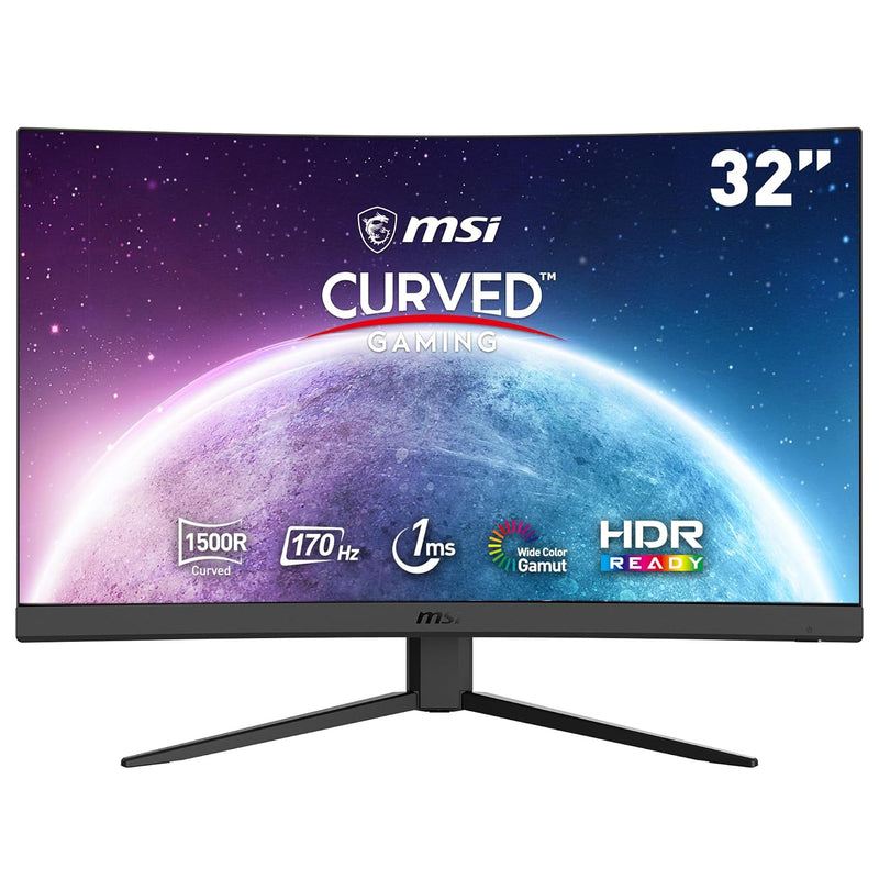 MSI Optix G32CQ4 E2 QHD 1500R Curvature 16:9 Aspect Ratio Non-Glare Super Narr