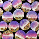 32-Cavity Set Of 2'', 1.75'', 1.5'', 1.25'' Circle Grip Mold, Magnet Mold, Round Keychain Silicone Mold For Resin (No Hole)