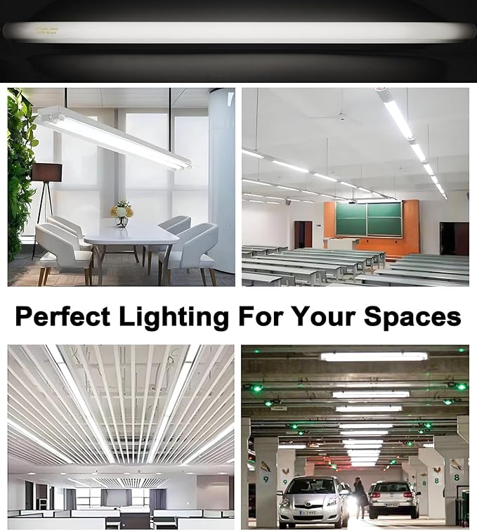 25 Pack 4FT T8 Fluorescent Bulbs F32T8 32W 6500K Daylight G13 Base 2500LM