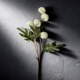 5Pcs Faux Flowers For Vase,Bulk Artificial Flowers With Stems,Mini Fake Silk Mums For Diy Wedding Centerpieces Bouquet Floral Arrangements Vase Fillers Home Decorations,Ivory