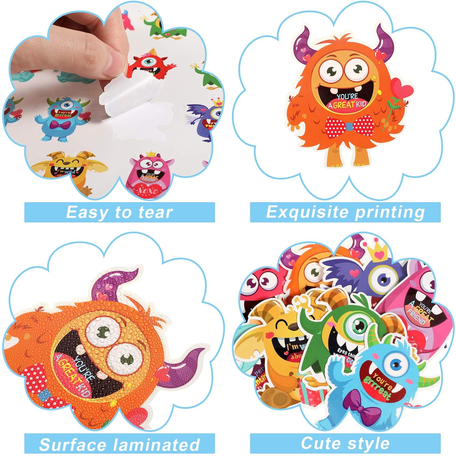 36 Pieces Valentine'S Day Cards Greeting Cards With Envelopes And Stickers For Kids Girls Boys Classroom Exchange School Party Favors Supplies