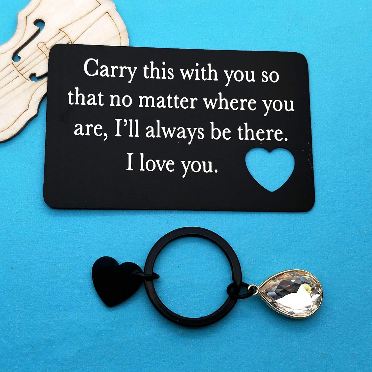 Valentines Day Gifts For Men Engraved Wallet Insert Card For Boyfriend Husband Christmas Birthday Wedding Anniversary Card I Love You Gifts For Him Fiance