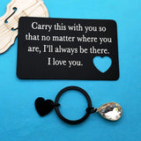 Valentines Day Gifts For Men Engraved Wallet Insert Card For Boyfriend Husband Christmas Birthday Wedding Anniversary Card I Love You Gifts For Him Fiance