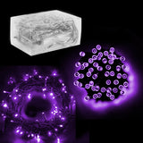 30 Mini Bulb Led Battery Operated Fairy String Lights In Purple For Valentines Day, Romantic Wedding, Home Decoration Ro