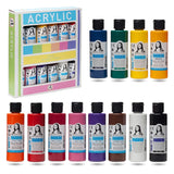 Acrylic Paint Set – 12 X 70 Ml Non-Toxic, Waterproof Colors For Kids, Beginners & Hobby Artists | Works On Canvas, Wood & Stone