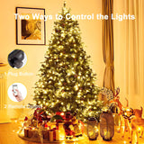Christmas Tree Lights,2M/6.6Ft 400Led Fairy Light With Remote Control,16 Lines String Light,8 Modes,Timing Function,Led