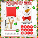 37 Pcs Carnival Party Knockdown Can Game Set Bean Bag Toss Slingshot Shooting Game With 10 Metal Cans 4 Bean Bags 2 Wooden Slingshot 20 Foam Balls For Outdoor Indoor Family Party Supply