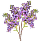 22” Artificial Lilac Flower Branch Real Touch Gradient Purple Fake Delphinium Antirrhinum Stem Flower For Wedding Bouquet Table Centerpieces Vase Floral Arrangement Home Decoration 2Pcs