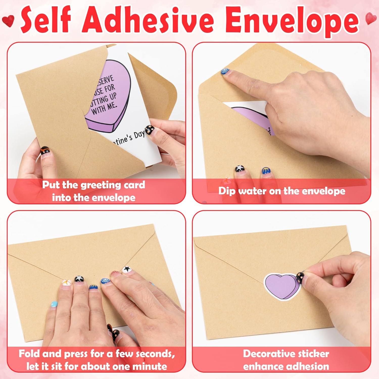 Funny Coworker Valentines Cards - 30 Set Humorous Valentine'S Day Conversation Hearts Greeting Cards Bulk Boxed With Envelopes Stickers, Holiday Notecard Gifts For Coworker Colleague Friends