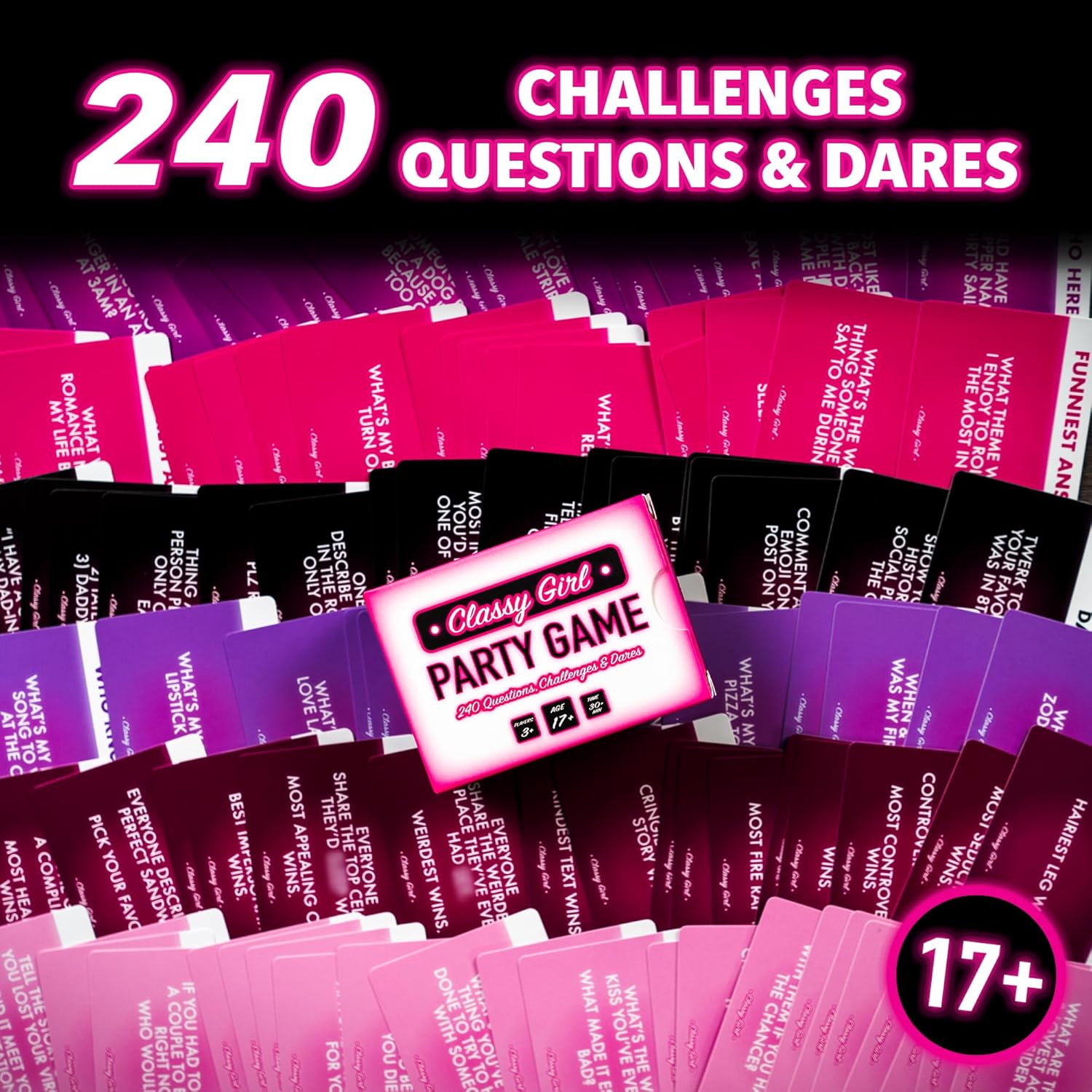 Girls Night Party Game For Adults - Hilarious Questions, Dares & Challenges For Bachelorette, Birthday, Ladies Nights, College And Sorority Parties