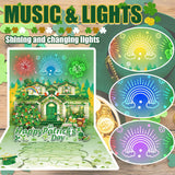 St Patricks Day Card, Firework Light And Music For Happy St Patricks Day Pop Up Card, Saint Patricks Day Greeting Cards With Envelope, Funny St Patrick'S Day Card For Family, Friend, Kids