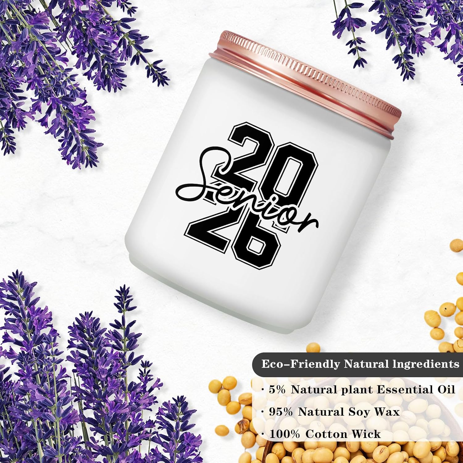 Gifts For High School Senior Girls - Senior Graduation Night Gifts For Women, Unique Softball, Baseball Graduation 2026 Present Candle