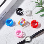 6 Pieces Silicone Anti Slip Ring Non Skid Band Ring Soft Protection Sleeve 25 X 17 Mm