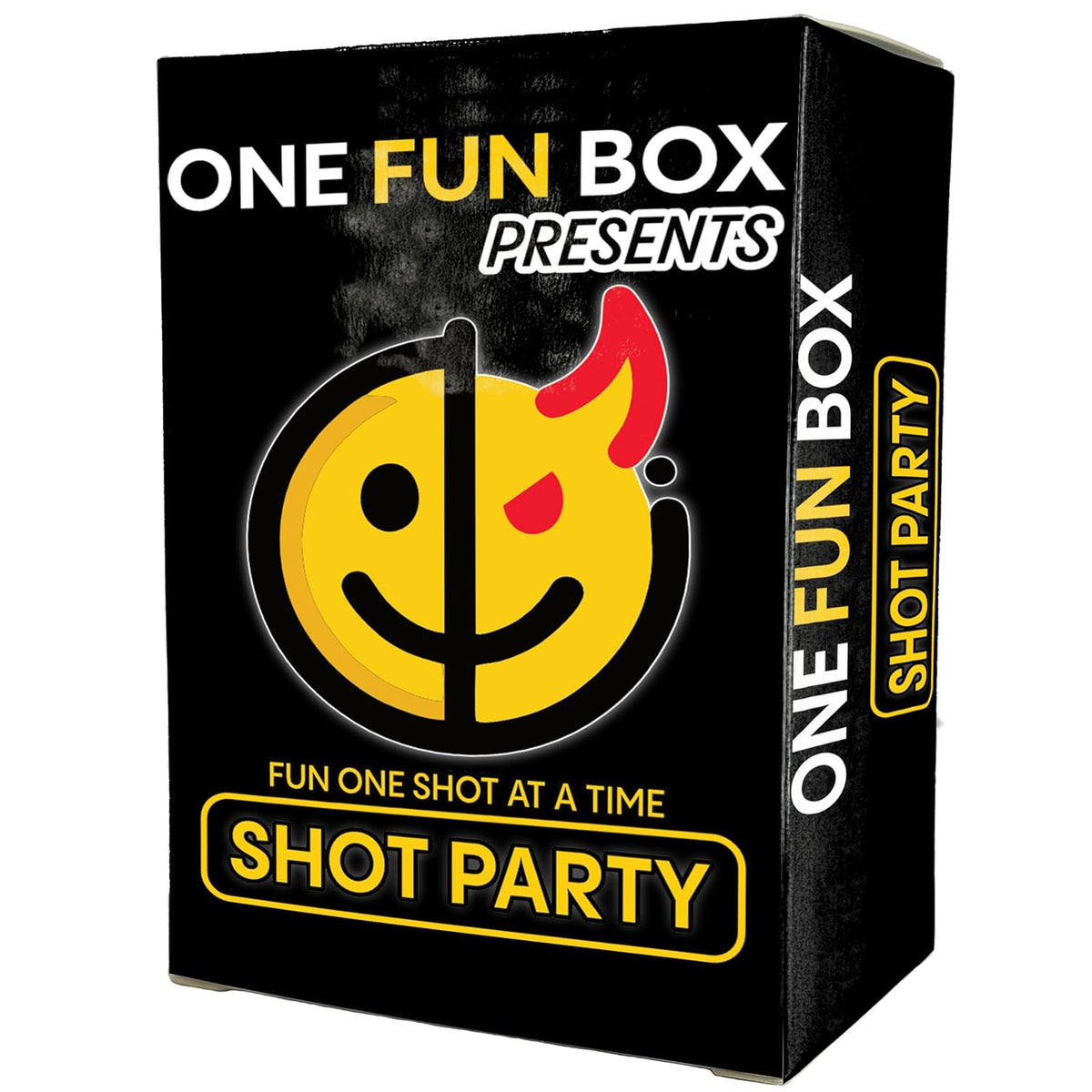 One Fun Box Shot Party - The Ultimate Drinking Game For Parties, College Nights, Birthdays & More - Card Game For Shots, Gifts & Celebration