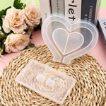 Large Photo Frame Resin Molds, Heart Shape Silicone Mold For Photo Frames Making, Diy Picture Frame Display Unique Mold For Resin Casting Art Crafts Table Home Decor Gift