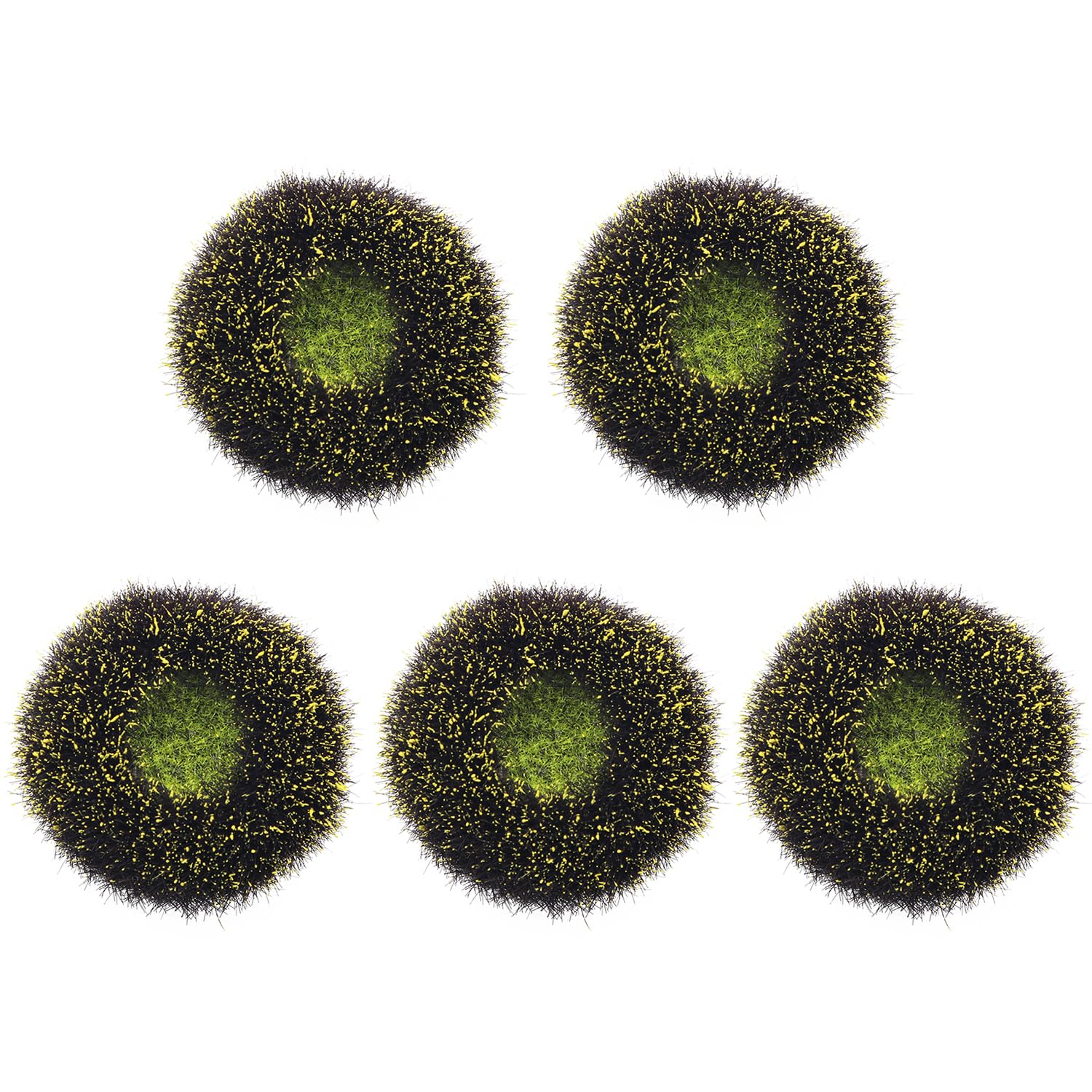 5Pcs Artificial Sunflowers Large Size Foam With 6.5Cm/2.56In Diameter Perfect For Decorating The Center Of Sunflower Wreaths And Diy Floral Decorations