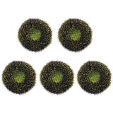 5Pcs Artificial Sunflowers Large Size Foam With 6.5Cm/2.56In Diameter Perfect For Decorating The Center Of Sunflower Wreaths And Diy Floral Decorations
