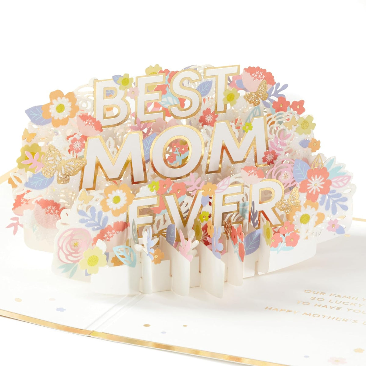 Hallmark Signature Paper Wonder Mother's Day Pop Up Card for Mom or Wife (Best Mom Ever)