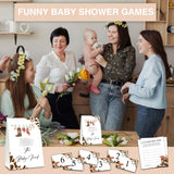 Find The Baby Food Party Games, Cowboy Baby Shower Game Set (1 Standing Sign + 20 Answer Cards + 6 Number Cards), Rustic Country Western Name The Baby Food Game, Baby Shower Favors Decorations(16)