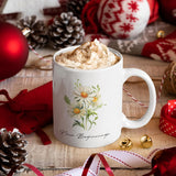 New Beginnings Gifts For Women - Happy New Year Gift - Daisy Mug Candle - Congratulations New Job, New Home, Divorce, Goodbye, Good Luck, Graduation, Leaving Job, Going Away Gifts For Coworkers Women