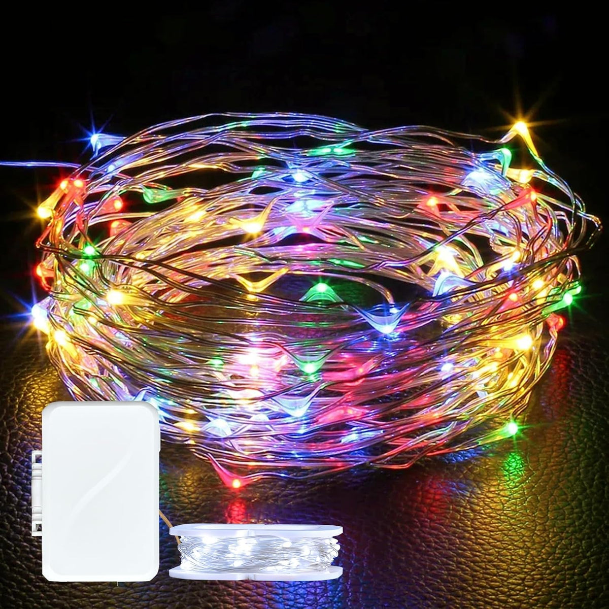 16 Ft 50 Led Fairy Lights Battery Operated Mini Battery Powered Copper Wire Starry Fairy Lights For Bedroom Decoration,
