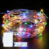 16 Ft 50 Led Fairy Lights Battery Operated Mini Battery Powered Copper Wire Starry Fairy Lights For Bedroom Decoration,