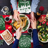 Christmas Napkins, 40Pcs Green Christmas Paper Napkins Disposable Snowman Christmas Cocktail Napkins White Merry Christmas Napkins For Xmas Winter Holiday Dinner Party Supplies