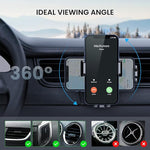 Upgraded Air Vent Car Phone Holder, Hands-Free Mount for iPhone & Android