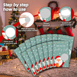 Christmas Scratch Off Cards - 40Pcs Xmas Party Scratch Prize Cards - Santa Festive Raffle Tickets For Adults Families Events Business Groups Game Supplies - A03