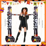 Skeleen Halloween Inflatable Limbo Game - Carnival Limbo Stick - Inflatable Game For Indoor/Outdoor Lawn & Yard Party Games