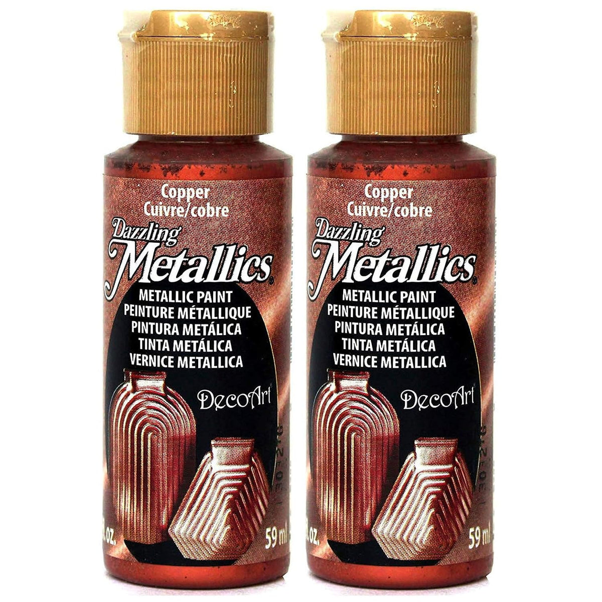 Dazzling Metallics Acrylic Paint 2oz-Copper