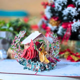 - Romantic Pop Up Valentines Card, 3D Cardinal Couple Valentines Day Card For Wife, Husband, Him, Her, Girlfriend, Adults | 6X8 In Valentine Day Pop Up Cards With Envelope And Message Note