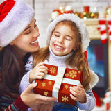 Christmas Envelope Seal Glitter Winter Snowflake Sticker Label, 368Pcs Xmas Sticker For Card Gift Box Decorations (Gold, 8 Sheets)