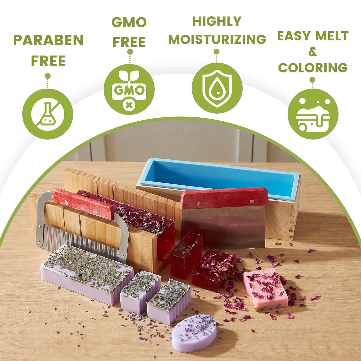 2-In-1 Candle & Soap Making Kit For Beginners, All In One Complete Diy Craft Kit To Make Handcrafted Soap Bars + Scented Candles With Melting Pot, Wax, Soap Base, Molds, Fragrance Oils And Dyes