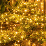 66Ft 200 Led Christmas String Lights Fairy String Lights Plug In 11 Modes Timer Function Waterproof Extendable With Remo