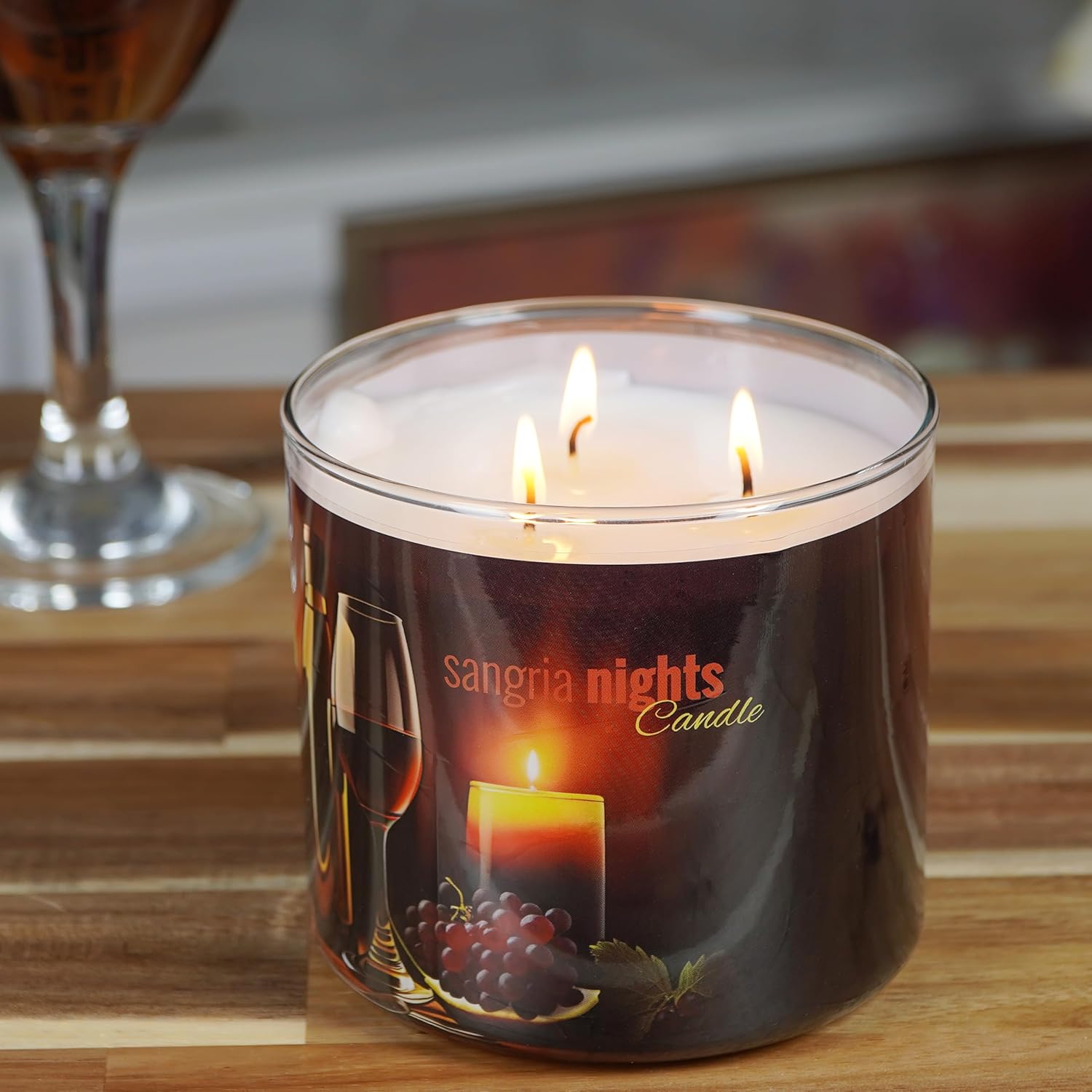 Sangria Nights Scented Candle, 18 Oz
