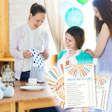 Sunshine Fill In Baby Shower Game Cards - Here Comes The Son - True Or False Game For Boys - Baby Announcement Gender Reveal Baby Shower Party Activities For New Parents To Be - A09