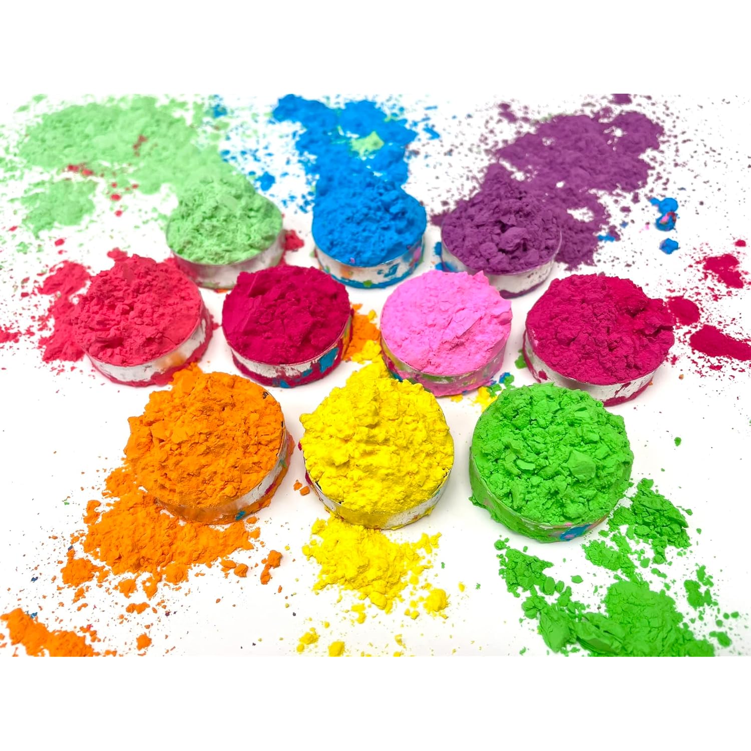 - Holi Powder, 10 Pack X 100 Grams Each, Multi-Color, Holi Color Powder For Color Run Chalk Paint Gender Reveal Festival Diwali Rangoli