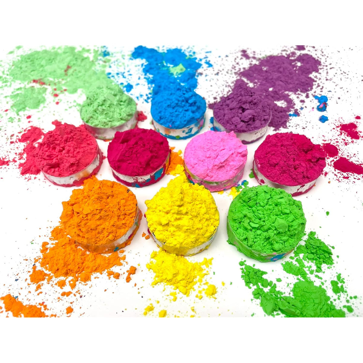 - Holi Powder, 10 Pack X 100 Grams Each, Multi-Color, Holi Color Powder For Color Run Chalk Paint Gender Reveal Festival Diwali Rangoli
