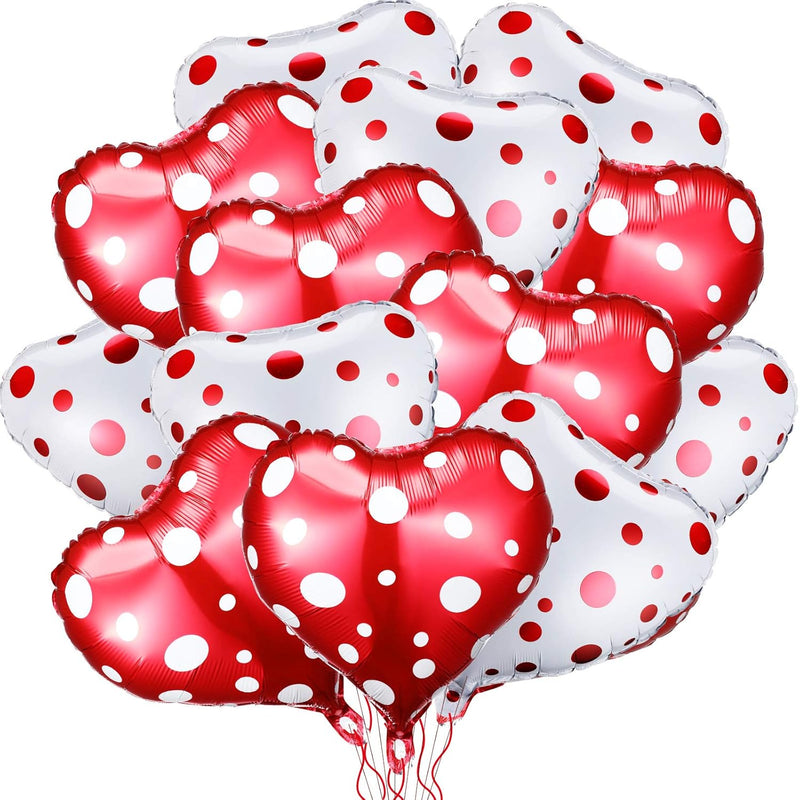 32 Pieces Heart Balloons Heart Shaped Foil Balloons Heart Shaped Heliu