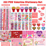 268Pcs Valentines Day Gifts For Kids Valentine Day Cards For Kids School Classroom Goodie Bags Stuffers Non Candy Party Favors Class Valentine Day Gifts For Kids Bulk Prizes Treats Exchange Students