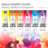 MaimeriBlu, Jeannie Dickson Artist Set, Watercolor Paint, 12ml, 6 Tubes – Professional Watercolor Painting Supplies