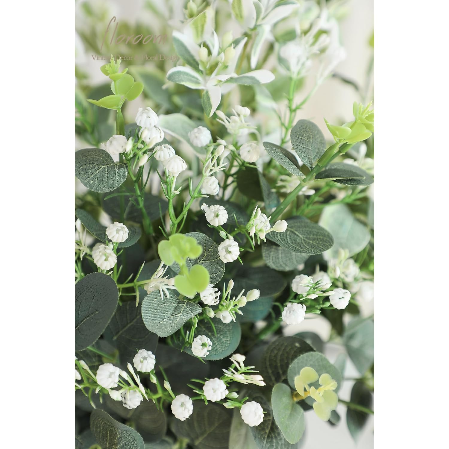 Artificial Greenery Stems Box Set, 25Pcs With 4 Kinds Of Faux Greenery Flowers Picks For Diy Bridal Bouquets Wedding Floral Arrangement Table Centerpieces, Tender Green & Sage Green
